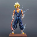 Dragon Ball Z Vegito Super Saiyan Blue / Gogeta Figura Anime 32CM – 3 Cabeças PVC Colecionável