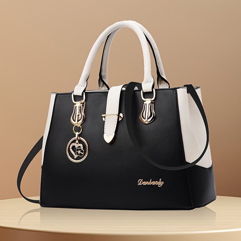 Bolsa de Ombro Feminina Elegante – Design Sofisticado com Alça Dupla e Espaço Interno Amplo